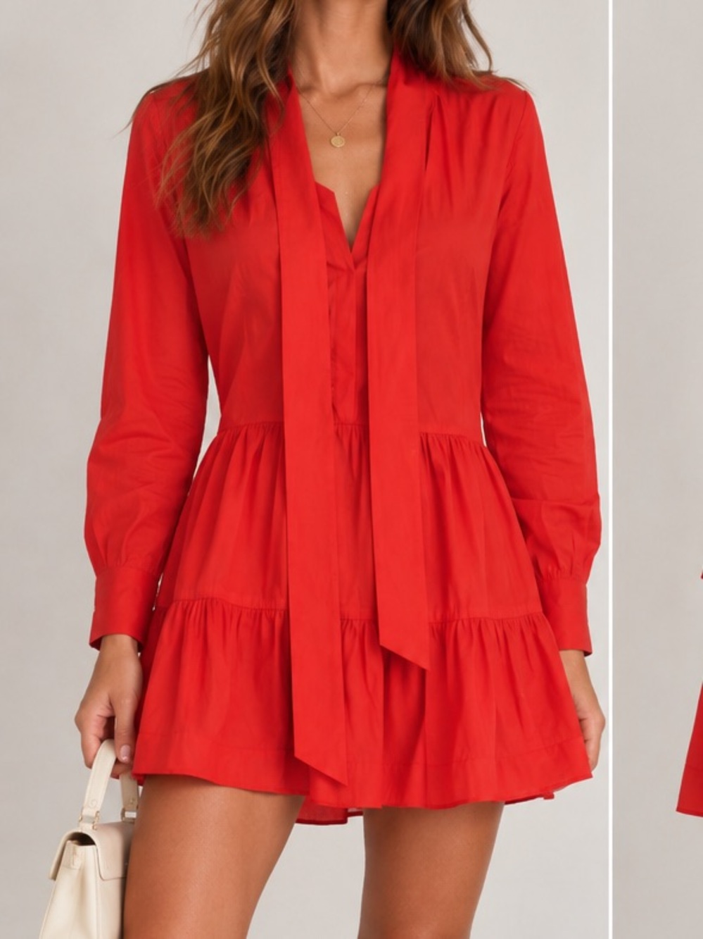 HARSHMAN Laverne Dress in Coral - NWT 100% Cotton
